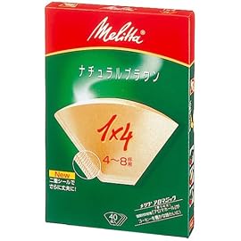 Melitta フィルターペーパー アロマジック ナチュラルブラウン 1×4 「10パックセット」