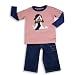 Apparel : Picture Me - Infant Boys Long Sleeve Denim Pant Set, Red, Cream, Blue