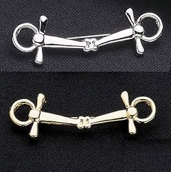 Equestrian Full Cheek Snaffle Stock Pin