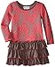 Bonnie Jean Girls' Dress Jacquard Knit to Tiered Skirt