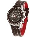 Detomaso Classic Herren-Armbanduhr Firenze Chronograph Braun Leder