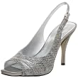 AK Anne Klein Women's Amber Peep Toe Slingback