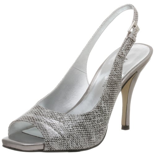 AK Anne Klein Women's Amber Peep Toe Slingback