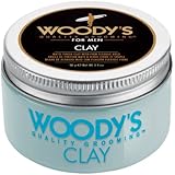 Woody's Matte Finish Clay for Men, Styling, 3.4 oz