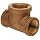 Brass Pipe Fitting, Class 125, Reducing Tee, NPT Female