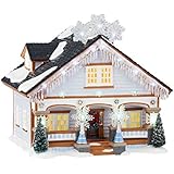 Department 56 Original Snow Village the Snowflake Light House, 6.7"