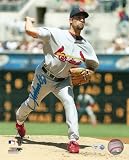 MLB Saint Louis Cardinals John Smoltz Cardinals Autographed 8-by-10-Inch Photograph