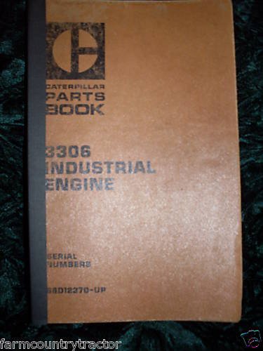 Best Cheap Caterpillar 3306 Engine OEM Tractor Parts Manual 66D12370-Up