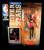 DIKEMBE MUTOMBO / ATLANTA HAWKS * 98/99 Season * NBA SUPER STARS Super Detailed Figure, Display Base & Exclusive Upper Deck Collector Trading Card