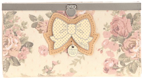 Lollipops Mutin Frame Wallet, Sac &agrave; main - Beige fleuri