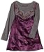 Guess Girls 7-16 Woven Top With Overlay