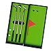 Seadream Golf Gift Set,Desktop GOLF PEN Set Including Putting Green, 3 Golf Club Pens & Balls