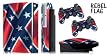 Protective skins for Playstation 3 System Console, PS3 Controller skin included - REBEL