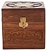 SAAGA Wooden Money Bank with Coin Slot for Kids and Adults / Handmade : 4x4x4 inches (LxBxH) Christmas Gifts / Holiday