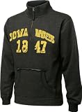 Iowa Hawkeyes Charcoal Collegiate Crush 1/4 Zip Fleece Sweatshirt