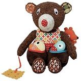 Woodours Baby Activity Rattle and Teether Bear