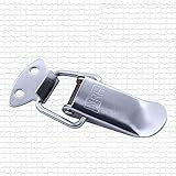 520 パッチン錠 トグルラッチ 4個入り　ツールボックス　シルバートーン　ストレート (5204A)