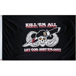 New Kill Em All Military Flag - 3' x 5'