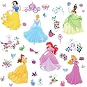 RoomMates RMK1470SCS Disney Princess Peel & Stick Wall Decals with Gems