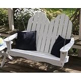Great American Woodies Lifestyle Recycled Plastic 4-ft. Adirondack Porch Swing