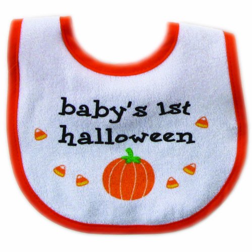 Luvable Friends Halloween Drooler Bib, Baby's First Halloween