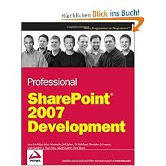 Professional SharePoint 2007 Development (Programmer to Programmer)