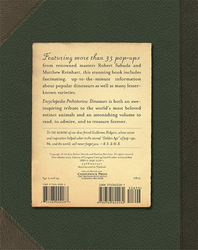 Cover image : Encyclopedia Prehistorica Dinosaurs Pop-Up