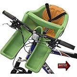 iBert Safe-T Front Mounted Child Bicycle Seat with Free Safer Light LED Safety Reflector