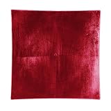 Lacquered Square Chargers - Red (Set of 4)