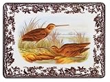 Spode Woodland Game Birds 16-by-12-Inch Rectangular Placemats, Set of 4, Mallard and Snipe