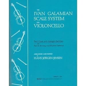 Galamian Ivan Scale System Vol1 Cello arranged and edited by Hans Jorgen, Jensen Schirmer Edition