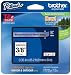 Brother Laminated Tape Black on Clear, 9mm (Tze121) - Retail Packaging