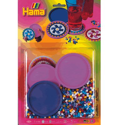 Childrens Toyshop  Toys : Hama Beads - Circle Coaster Kit