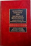 Marketing research and knowledge development : an assessment for marketing management