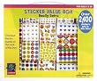 Learning Playground Really Retro Sticker Value Box with Over 2400 Stickers