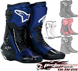 ALPINESTARS SMX PLUS BLUE MOTORCYCLE BOOTS 41/7.5