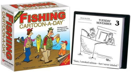 Fishing Cartoon-a-Day: 2009 Day-to-Day Calendar