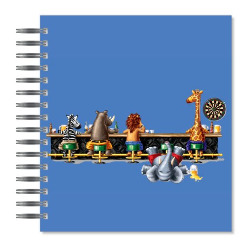 ECOeverywhere Elephant Dropping Picture Photo Album, 18 Pages, Holds 72 Photos, 7.75 x 8.75 Inches, Multicolored (PA11724) On Sale