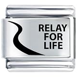 Relay For Life Italian Charms Bracelet Link