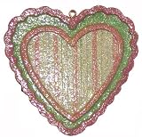 Pink and Green Pastel Colored Christmas Ornament 3
