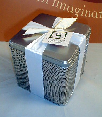Java Dreams in Silver Mesh Tin by Yohay Baking Co.