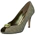 J.Renee Womens Mona Peep-Toe Pu