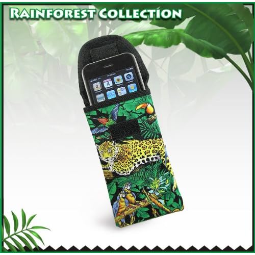 RAINFOREST ANIMALS Phone Case Glasses Holder Fits APPLE IPHONE, TOUCH,