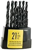 Fuller 801-3621 21 Piece Twist Drill Bit Assortment