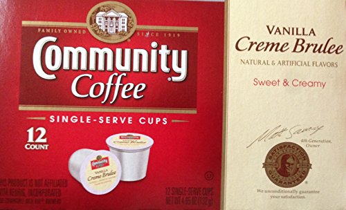 Community Vanilla Creme Brulee Coffee Box Of 12 K-cups -NEW