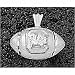 Anderson Jewelry South Carolina Gamecocks Sterling Silver Football Pendant