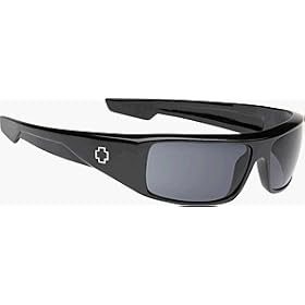 SPY Logan Sunglasses - Shiny Black/Grey
