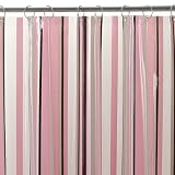 Hampton Stripe Shower Curtain - Pink/ Black