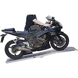 Black Aluminium Folding Motorcycle Loading Ramp
