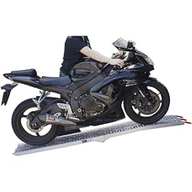 Black Aluminium Folding Motorcycle Loading Ramp